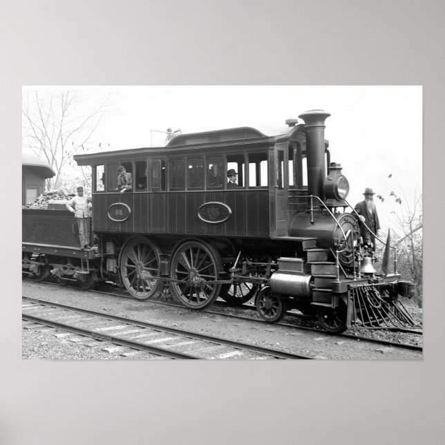 DL+ W Dampfprüflokomotive Poster (Vorne)