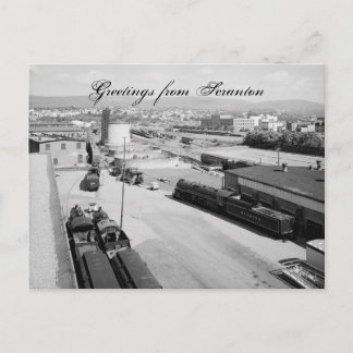 DL & W RR Scranton Pa Postkarte