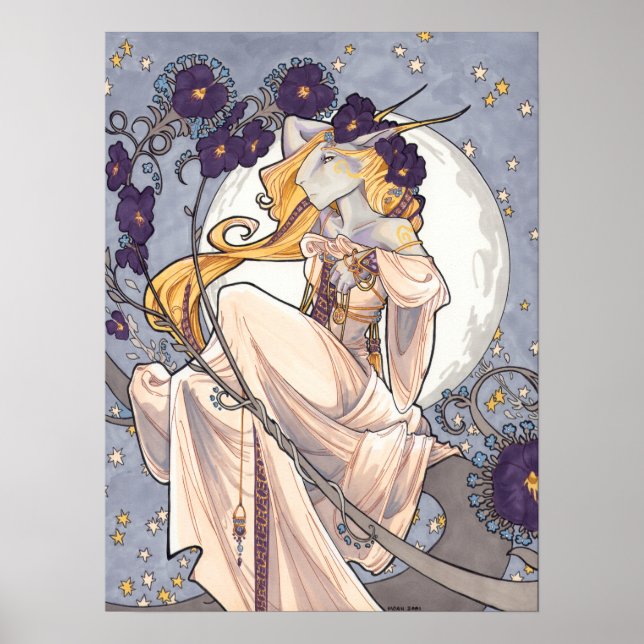 Dlane at Dusk Poster (Vorne)