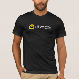DLive überprüfte Partner-T - Shirt