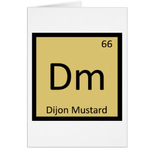 Dm - Dijon Mustard Chemistry Periodisches Table Sy