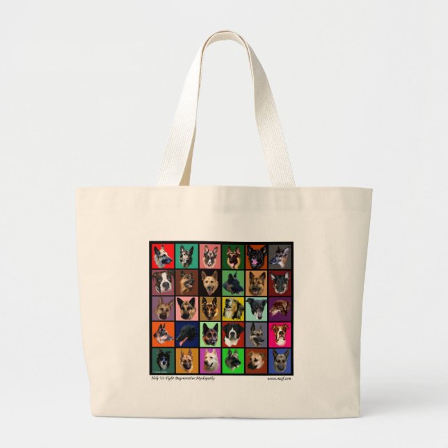 Dm-Regenbogen-Soule Jumbo Stoffbeutel (Vorne)