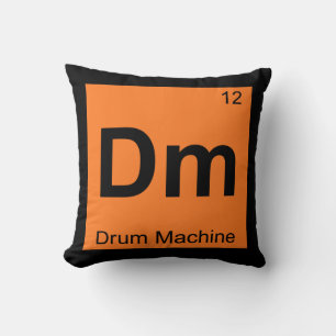 Dm - Trommelmaschine Chemie Periodisches Tabellens Kissen