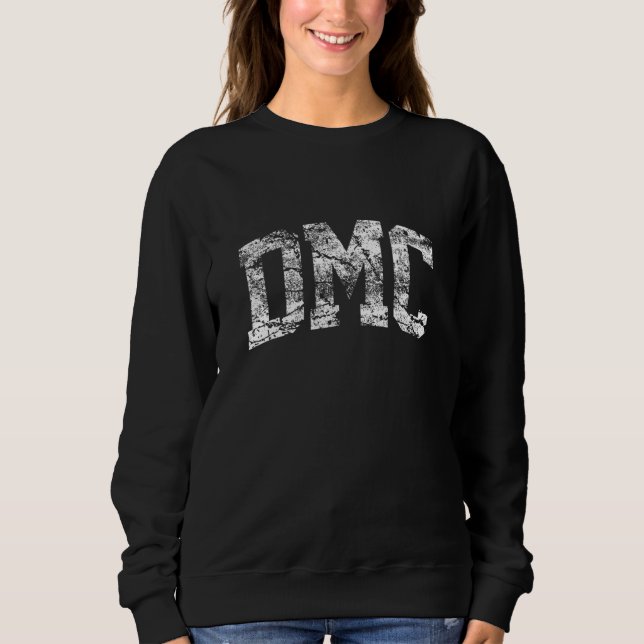 DMC Vintage Distressed Grunge Arch Sweatshirt (Vorderseite)