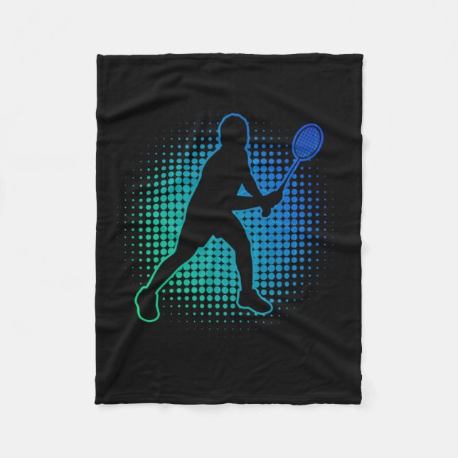 Dminton Dminton Player für Männer und Frauen Fleecedecke (Vorderseite)