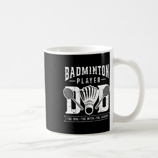 Dminton Player Vater Der Shuttle Player Dminton Pl Kaffeetasse (Rechts)