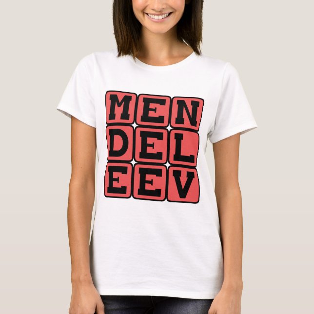 Dmitri Mendelejew, russischer Chemist T-Shirt (Vorderseite)