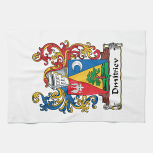Dmitriev Familienwappen Handtuch