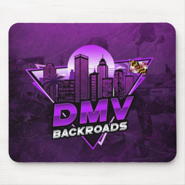 DMV Backroads Background Mouse Pad  Mousepad (Vorne)