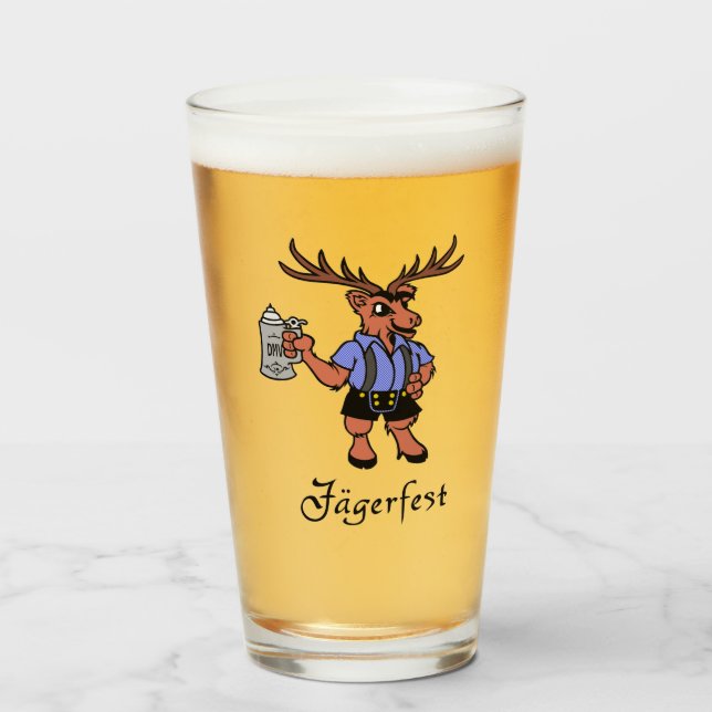 DMV Jägerfest Glass Tumbler (Vorne (Gefüllt))