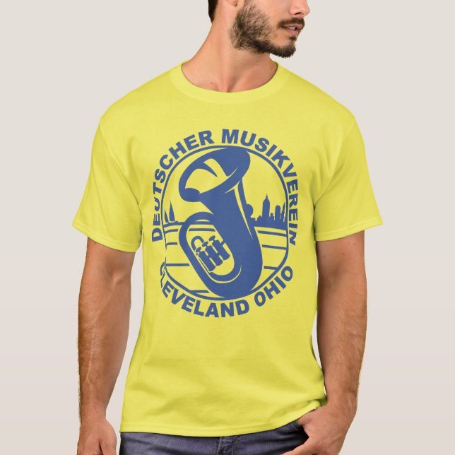 DMV Krawatten-Shirt-großes Logo T-Shirt (Vorderseite)