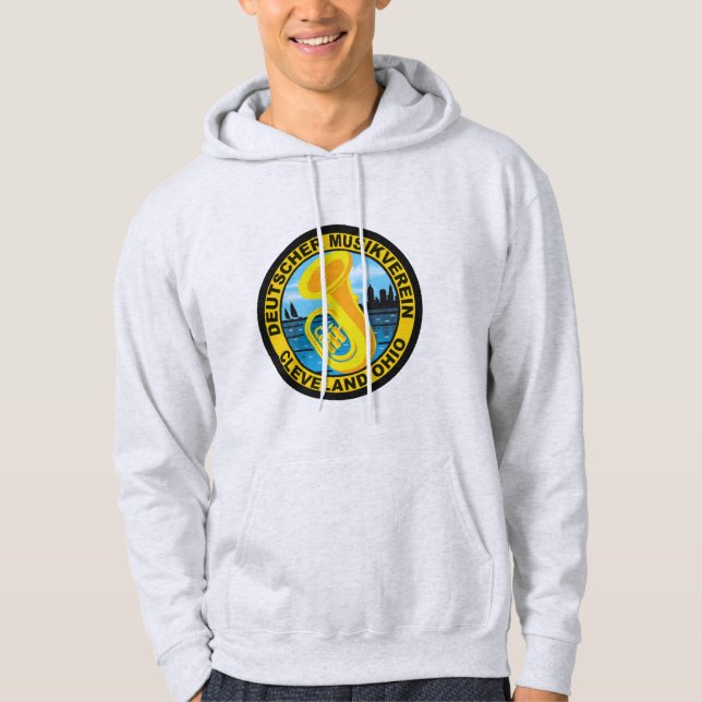DMV mit Kapuze Sweatshirt-Farblogo Hoodie (Vorderseite)