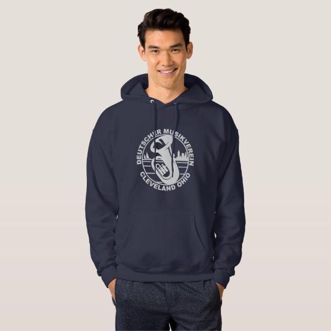 DMV mit Kapuze Sweatshirt-Weiß-Logo Hoodie (Vorne ganz)