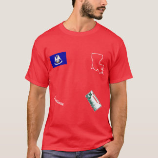 DMV-Nummernschild Staat-Kontur und Flaggenmuster O T-Shirt