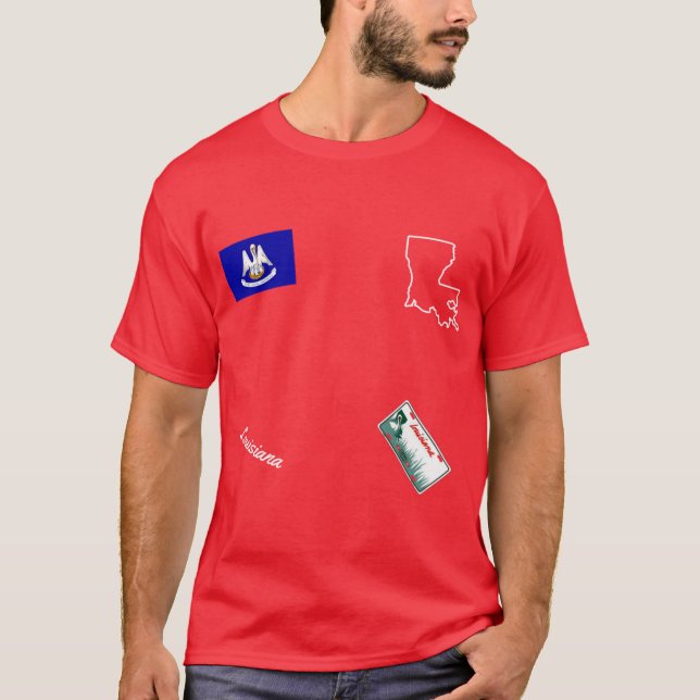 DMV-Nummernschild Staat-Kontur und Flaggenmuster O T-Shirt (Vorderseite)