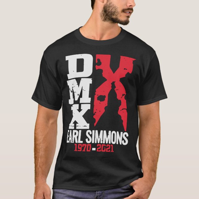 DMX Rapper Earl SimmonsDark Man X Ruff Ryders [HiS T-Shirt (Vorderseite)