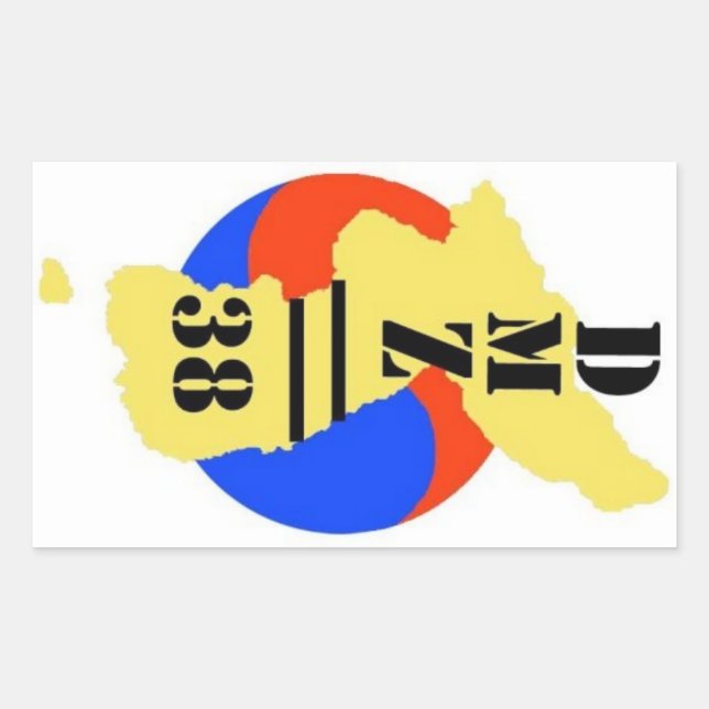 DMZ/38 Logo-Aufkleber Rechteckiger Aufkleber (Vorderseite)