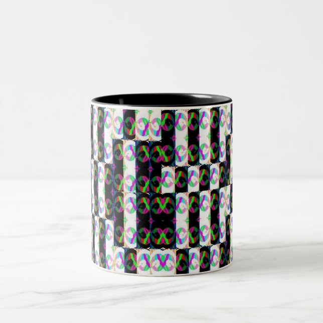 DN-he! Zweifarbige Tasse (Mittel)