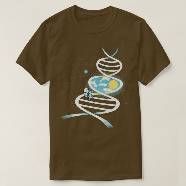 DNA Astronaut Science Window von Tobe Fonseca T-Shirt (Design vorne)