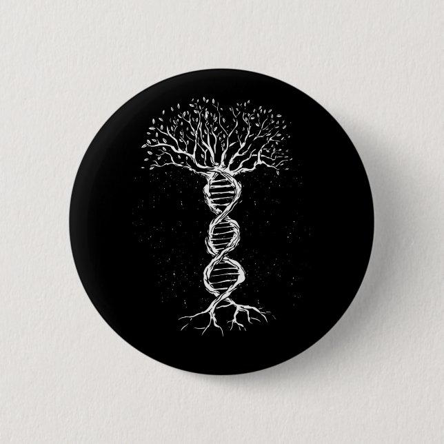 DNA-Baum Button (Vorderseite)