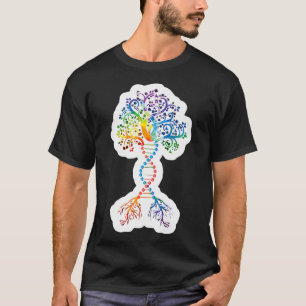 DNA-Baum — Funny Colorful Biology Science T-Shirt