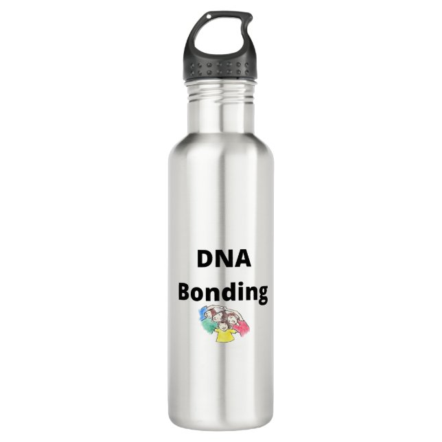 DNA-Bonbierflasche Edelstahlflasche (Vorderseite)