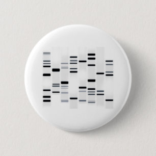 DNA-Code Schwarz auf Weiß Button