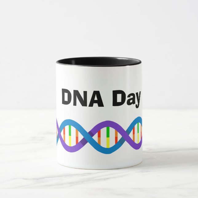 DNA Day Tasse oder Tasse des Geschwistertages (Zentrum)