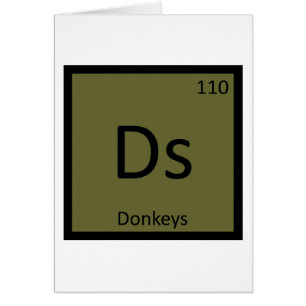 DNA - Donkeys Chemical Periodic Table Element