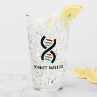 DNA Doppelhelix Design Trinkglas