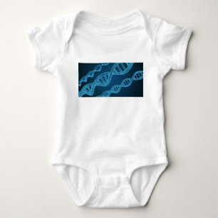 DNA Double Helix Baby Strampler