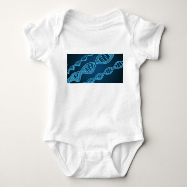 DNA Double Helix Baby Strampler (Vorderseite)