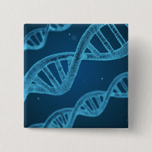DNA Double Helix Button