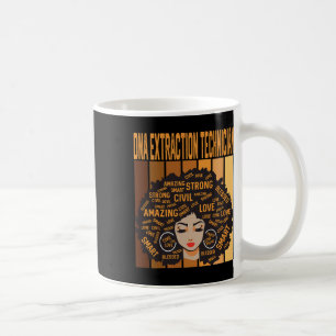 Dna-Extraktionstechniker Black History Month Stolz Kaffeetasse