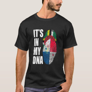 DNA-Fahne von Dominica und Panamania T-Shirt
