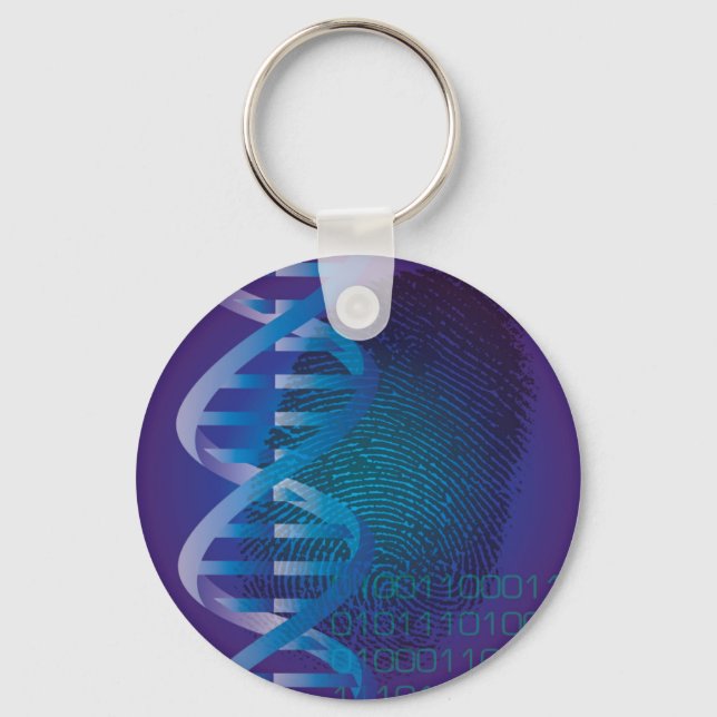 DNA-Fingerabdruck Schlüsselanhänger (Vorderseite)