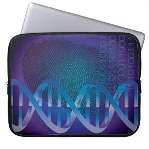 DNA-Fingerabdruckwissenschaft Laptopschutzhülle