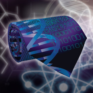 DNA Fingerprint Medizin Krawatte