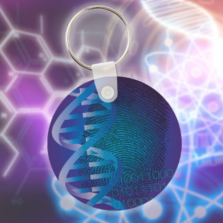 DNA Fingerprint Medizin Schlüsselanhänger