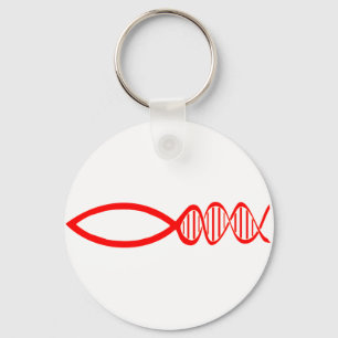 DNA-Fisch-Schlüsselanhänger Schlüsselanhänger