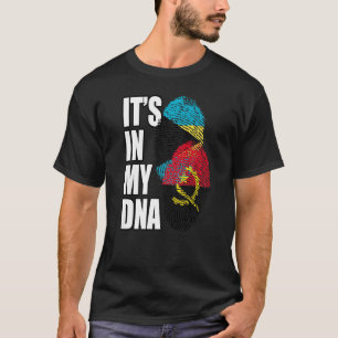 DNA-Flag Angolan und Bahamian T-Shirt