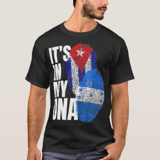 DNA-Flagge Kubas und Honduras  T-Shirt