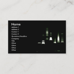 DNA-Gel-Elektrophorese-Visitenkarte Visitenkarte