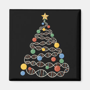 Dna Helix Christmas Tree Scientist Biology Science Magnet