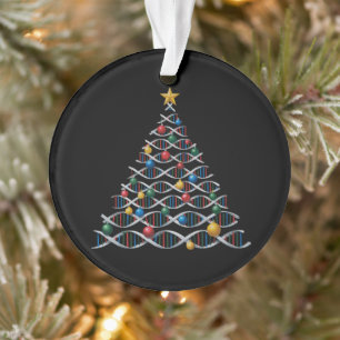 DNA-Helix-Weihnachtsbaum Biologie Naturwissenschaf Ornament
