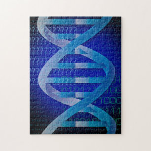 DNA ID Blue Medizinische Wissenschaft