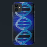DNA ID Blue Science iPhone 11 Hülle<br><div class="desc">DNA-ID-PHONE-FALL. Coole,  trendige und lustige Wissenschaft inspiriert Handy-Fall als Geschenk für alle Wissenschaftler,  Wissenschaftslehrer,  Wissenschaftsstudenten,  kurz,  jeder Wissenschaftsfreak in Ihrem Leben (und das schließt Sie ein)! Design: Science Geekness© unter http://www.zazzle.com/sciencegeekness*</div>
