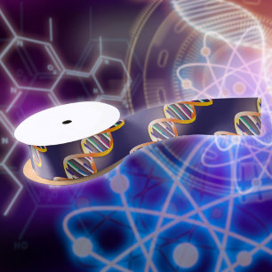 DNA-ID-Muster Medizinische Wissenschaft Satinband