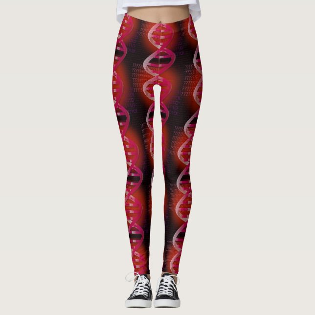 DNA ID Red Science Leggings (Vorderseite)