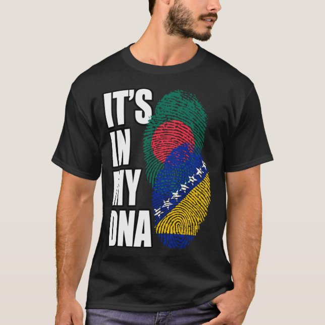 DNA-Kennzeichnung für bosnische und bangladeschisc T-Shirt (Vorderseite)